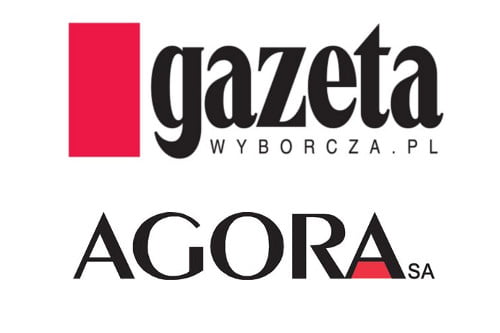 Logotypy Gazeta Wyborcza.pl i AGORA SA. Grafika do projektu Vavatech: system internetowy dla Agory w technologii Java/J2EE.