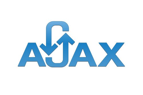 Logo technologii AJAX. Grafika do szkolenia Vavatech z tworzenia zaawansowanych aplikacji webowych przy użyciu AJAX.