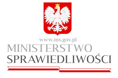 Logo Ministerstwa Sprawiedliwości. Grafika do projektu Vavatech: dedykowany system ewidencji sprzętu informatycznego.