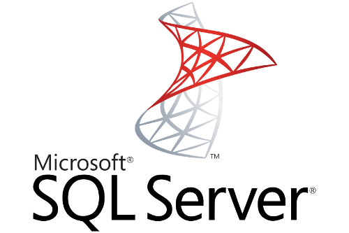 Logo Microsoft SQL Server. Grafika do szkoleń Vavatech z programowania i administrowania bazami danych MS SQL.